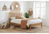 5ft King Size Bewick Real Oak, Spindle Bed Frame 3